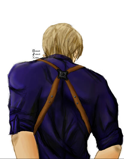 Leon Kennedy Back Profile